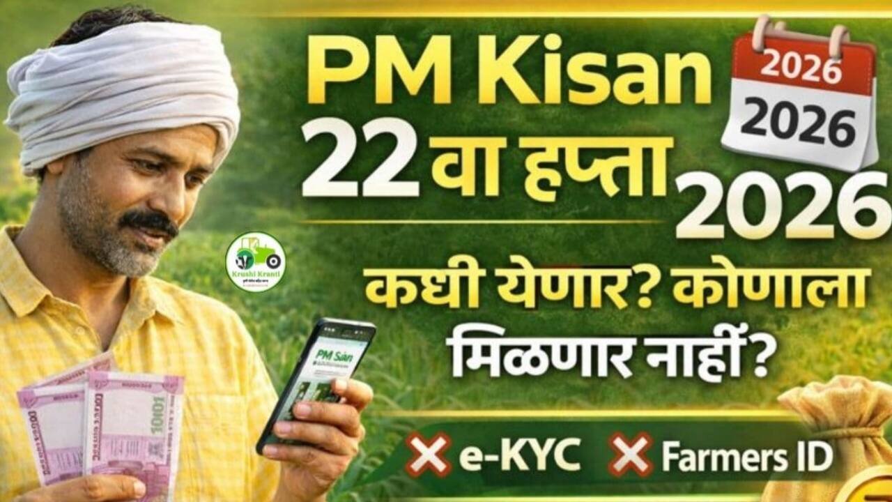 PM किसान योजना: २२ व्या हप्त्याची प्रतीक्षा संपणार? शेतकऱ्यांच्या खात्यात या दिवशी जमा होणार PM Kisan Yojana Installment