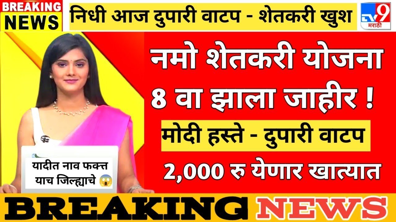 पीएम किसान योजना २०२६: २२ व्या हप्त्याची तारीख जाहीर; खात्यात 'या' दिवशी जमा होणार ₹२,००० Pm Kisan 22nd Installment Update
